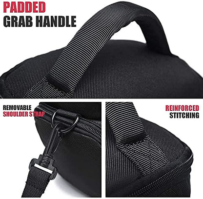 Cwatcun Camera Bag, Single Shoulder Camera Bag, Sling Crossbody Compact Camera Bag Case Compatible for Canon Nikon Sony SLR DSLR Mirrorless Cameras and Lenses Water Resistant Camera Bag Black Small