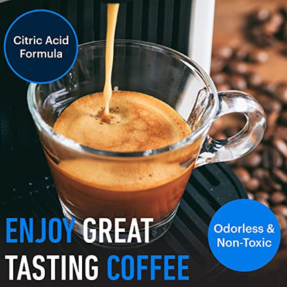Coffee Machine Descaler (2 x 236ml - 4 uses) Compatible with Delonghi, Nespresso, Dolce Gusto, Sage, Gaggia, Lavazza and more - Remove Limescale Descaling Liquid Solution