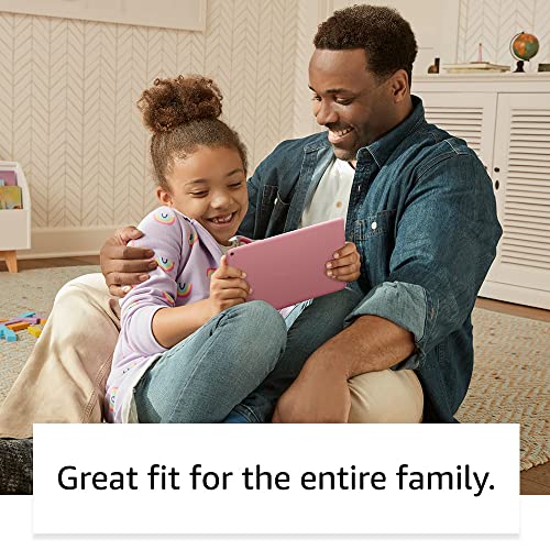 Amazon Fire HD 8 tablet | 8-inch HD display, 32 GB, 30% faster processor, designed for portable entertainment, 2022 release, with ads, Rose