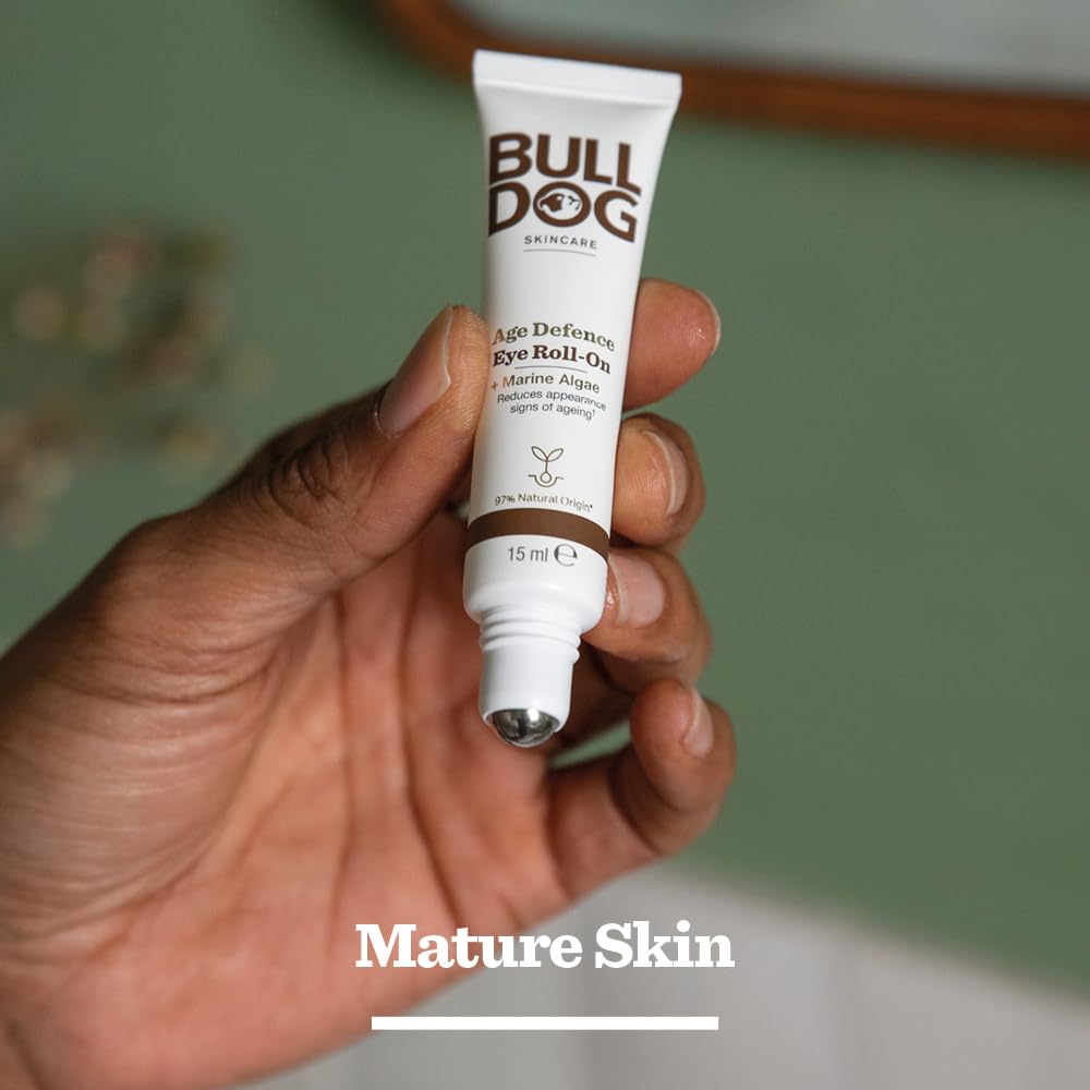 BULLDOG SKINCARE - Age Defence Eye Roll-On For Men Reduces lines and Wrinkles 50 ml