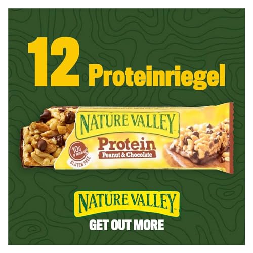 - Nature Valley Protein |Peanut & Chocolate Gluten Free Cereal Bars -