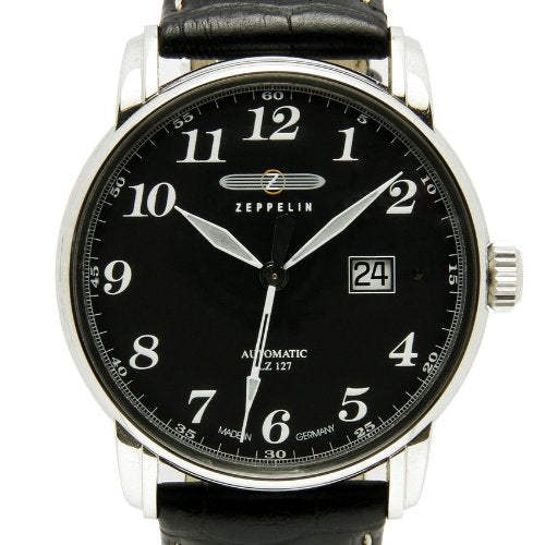 - Zeppelin Men's Automatic Watch 76522 with Black Dial
