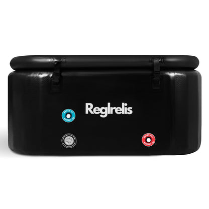 - Reglrelis Portable Inflatable Ice Bath Tub for Athletes | Cold Plunge Outdoor Chiller -