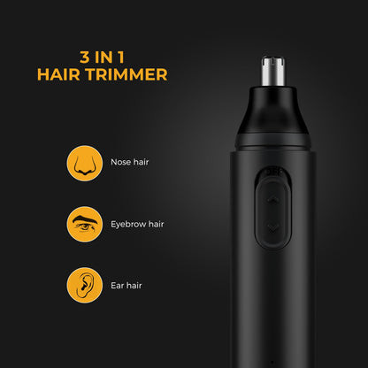 - Nose Hair Trimmer for Men | Professional Painless Rechargeable -