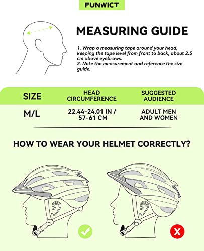 - FUNWICT Mtb Mountain & Road Bike Helmet | Lightweight Cycle Helmet -