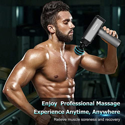 - Massage Gun Deep Tissue | Powerful 30 Speeds Percussion Muscle Massager | 2600mah -