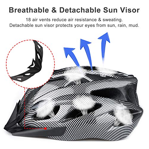 - RaMokey Cycle Helmet | Lightweight Bicycle Helmet | Adjustable Mountain & Road Bike Helmet -