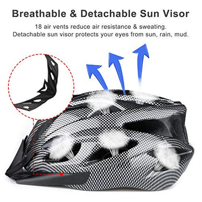- RaMokey Cycle Helmet | Lightweight Bicycle Helmet | Adjustable Mountain & Road Bike Helmet -
