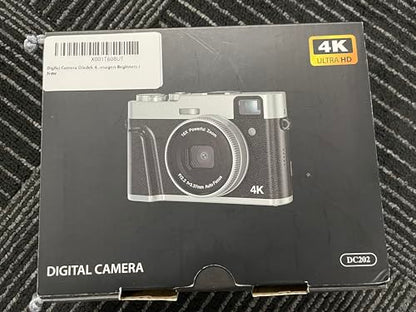 - Digital Camera | Oiadek 4K 48MP Autofocus Vlogging Camera | 32G Memory Card 16X Digital Zoom | 2.8 Inch Compact Digital Camera with Rotating Dashboard and Viewfinder -
