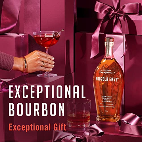 ANGEL’S ENVY Kentucky Straight Bourbon Whiskey Finished In Port Wine Barrels, Notes Of Vanilla And Toasted Nuts, 43.3% ABV, 700ml / 70cl