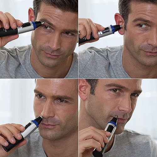 - Panasonic ER-GN30 | Wet & Dry Electric Facial Hair Ear and Nose Hair Trimmer -