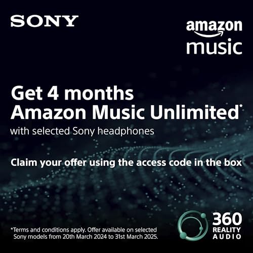 - Sony WF-1000XM5 Wireless Noise Cancelling Headphones With Bluetooth | In-ear Headphones | Black -
