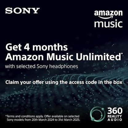- Sony WF-1000XM5 Wireless Noise Cancelling Headphones With Bluetooth | In-ear Headphones | Black -