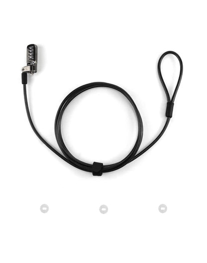 - QWORK® Laptop Lock | T-Bar Locking Mechanism | 4 Digit Password Protection -