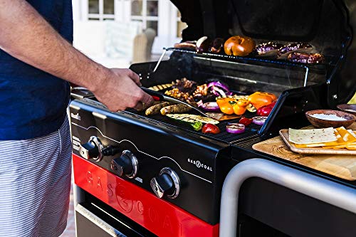 Char-Broil Gas2Coal Hybrid Grill - 3 Burner Gas & Coal Barbecue Grill, Black Finish