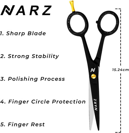 - NARZ Professional Hairdressing Scissors for Barbers & Hairdressers -