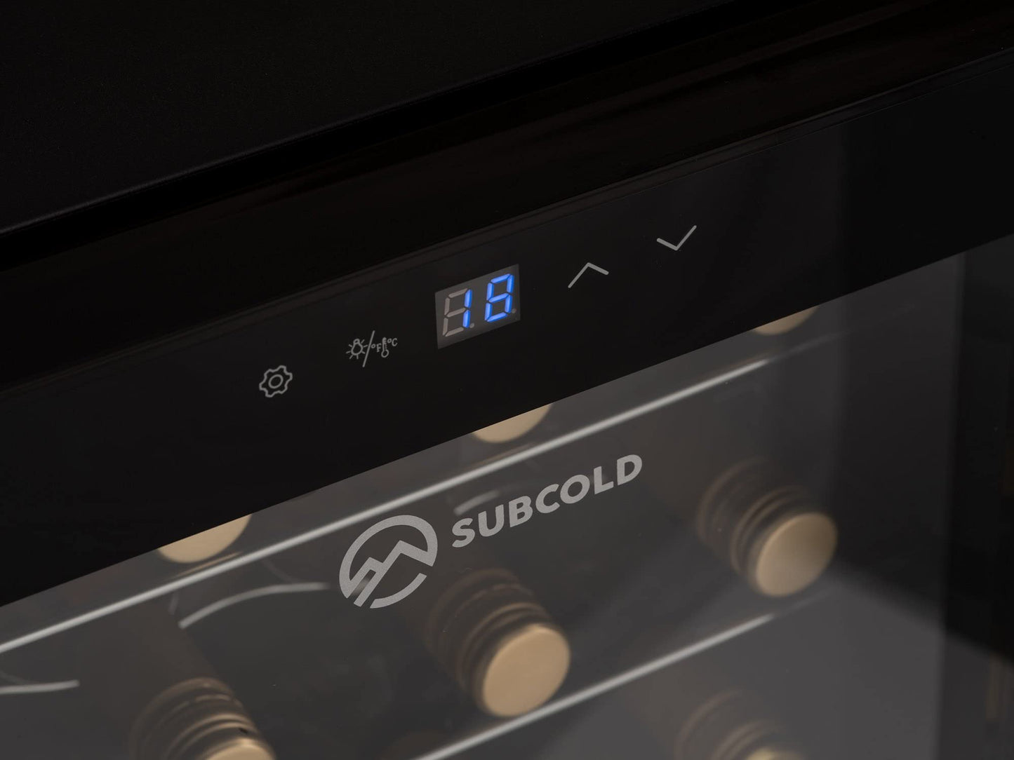 - Subcold Viva20 LED | Table-Top Wine Fridge Black | 3-18°C | 20 Bottle Capacity -