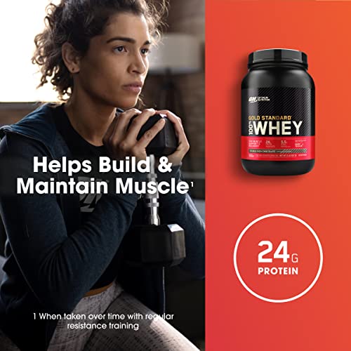 - Optimum Nutrition Gold Standard Whey Protein | Muscle Building Powder with Naturally Occurring Glutamine and Amino Acids -