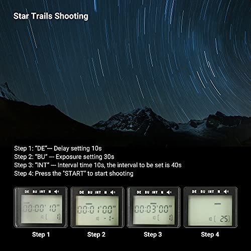 - JJC Wireless Remote Shutter Release Intervalometer Timer -