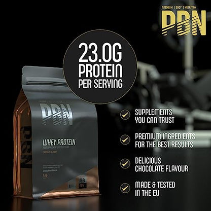 - PBN | Premium Body Nutrition Whey Powder | 1 Kg (Pack of 1), Chocolate Flavour -