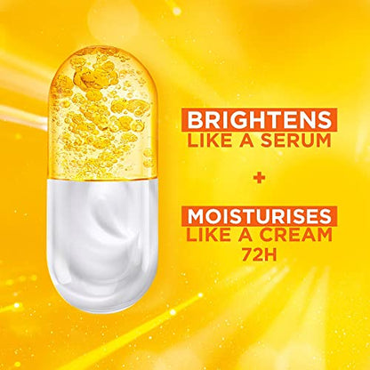 - Garnier Vitamin C Serum Cream | 2in1 Formula With 20% Vitamin C serum & SPF 25 Moisturiser -