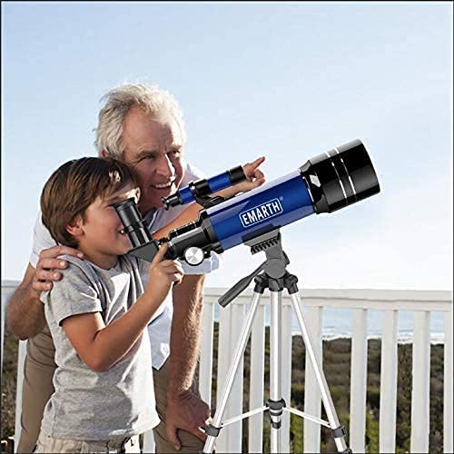 - EMARTH Telescope | 70mm Astronomical Refractor Telescope with Adjustable Tripod | Finder Scope -