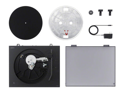 - Sony PS-LX310BT Bluetooth Turntable with built-in Phono Pre-Amp | 2 speeds and 3 gain modes | Black -