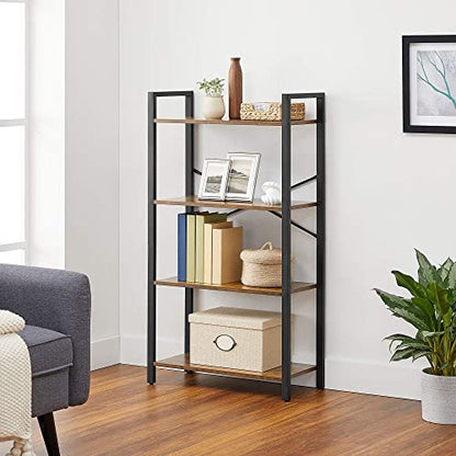 - VASAGLE 4 Tier Shelf Bookcase -