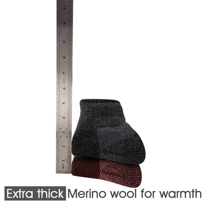 - KAVANYISO Merino Wool Socks For Men | Hiking Thermal Winter Crew Socks -