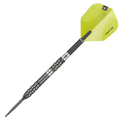 - Target Darts | 24G | 97.5% Tungsten Swiss Point Steel Tip Darts Set | Black and Green -
