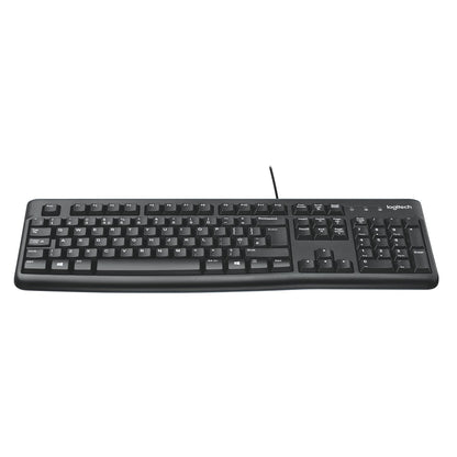 - Logitech K120 Wired Keyboard for Windows | USB Plug-and-Play | Full-Size | Spill-Resistant -