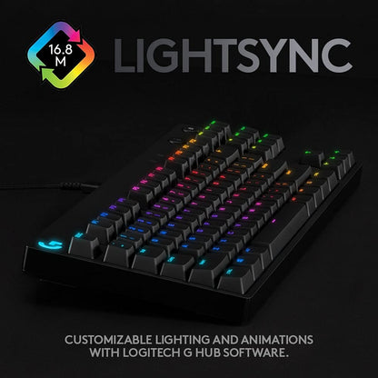 - Logitech G PRO TKL Mechanical Gaming Keyboard | GX Blue Clicky Key Switches -