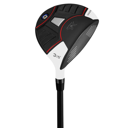 - MAZEL Golf Fairway Woods 3 or 5 | Titanium Golf Club | 15 or 18 Degrees 44 Inches Right Handed -