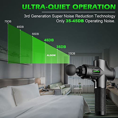 - Muscle Massage Gun| Deep Tissue 30 Speeds Handheld Electric Massager -