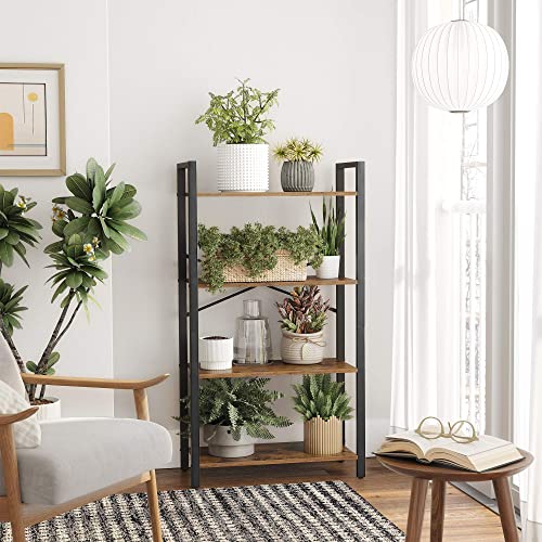 - VASAGLE 4 Tier Shelf Bookcase -