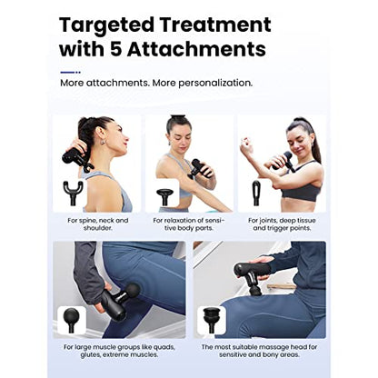 - Mini Massage Gun | Bob and Brad Q2 Pocket-Sized Deep Tissue Massager Gun -