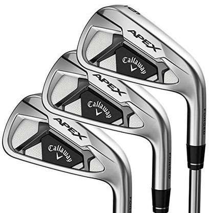 Callaway Golf 2021 Apex Iron Set (Set of 8 Clubs: 4-PW+AW, Left-Handed, Graphite, Regular)