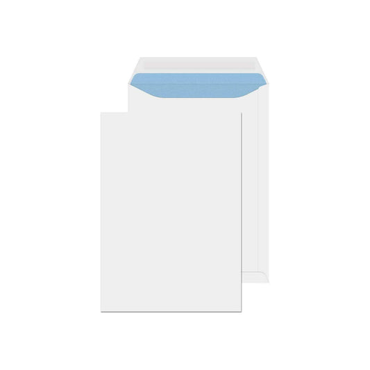- Evour | A4 / C4 Self Seal White Pocket Envelopes -