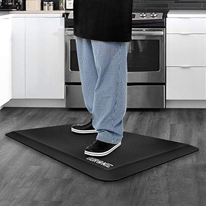 - Duronic Anti-Fatigue Mat DM-MAT1 Ergonomic Design for Home | Office Sit Stand Desk Floor Mat | Waterproof Standing With Memory Foam -