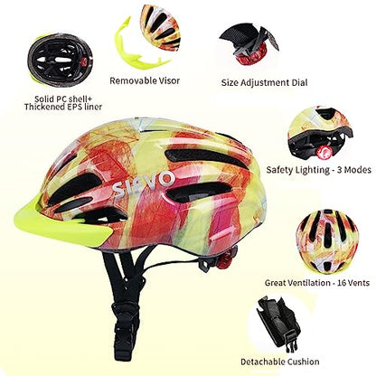- Kids Bike Helmet | SIFVO Kids Helmet | Cool Boys and Girls Bike Helmet -
