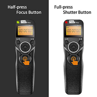 - PIXEL TW-283 DC2 | Wireless Remote Shutter Release | 2.4G Timer | Remote Control -