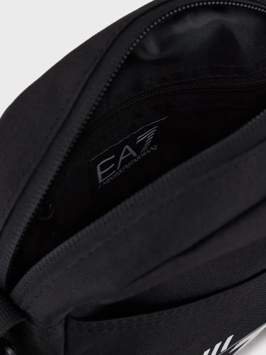 - Emporio Armani EA7 men crossbody bags black | white logo -