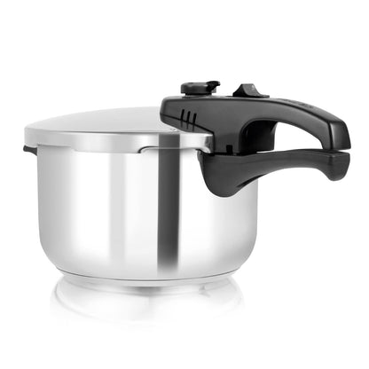 - Tower T80245 Stainless Steel Pressure Cooker | Steamer Basket | 3 Litre -