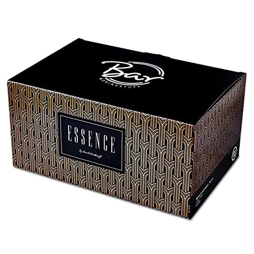 bar@drinkstuff Essence Martini Cocktail Glasses 175ml - Set of 6 - Gift Boxed Classic V Shaped Martini Glasses for Serving Cocktails