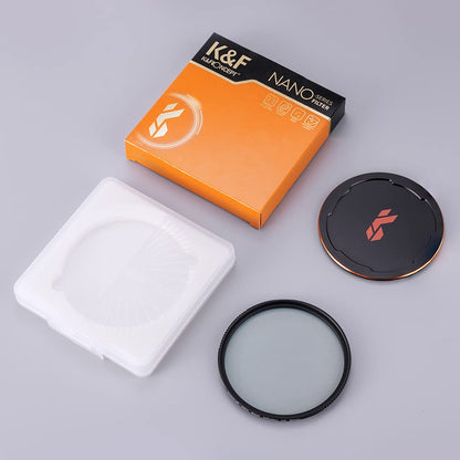 - K&F Concept 58mm 1/4 Black Diffusion Filters with Alloy Cap | Black-mist Soft Glow Cine Effect Lens Filter Waterproof -