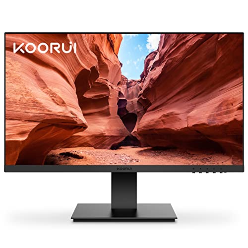 - KOORUI 24 Inch FHD Monitor, Ultra-slim Bezels | 75Hz | VA Display | 5ms -