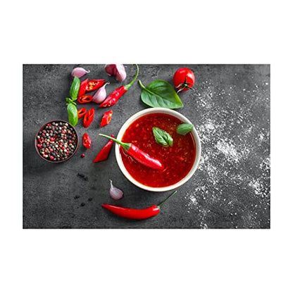 Crucials Extra Hot Chilli Squeezy Sauce 500ml (Pack of 3)