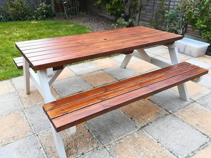 - MG Wooden Picnic Tables | 6ft Length -