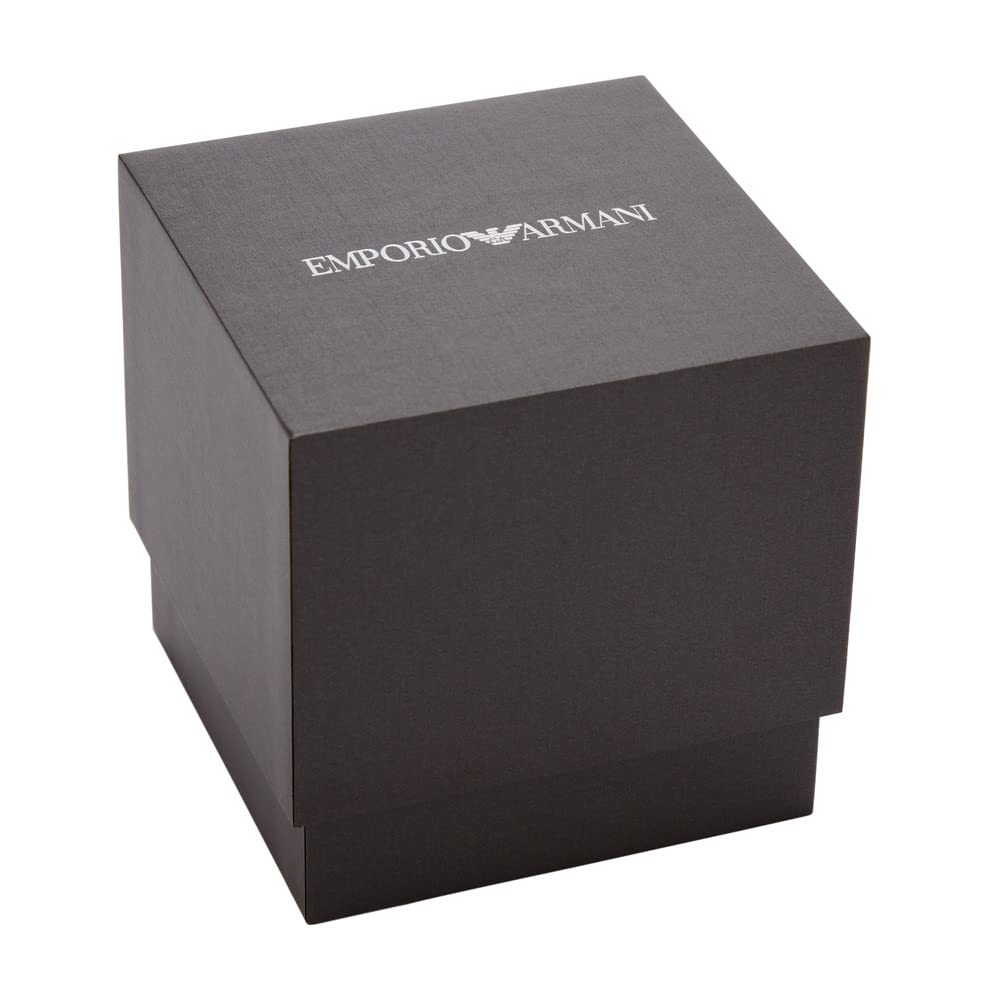 - Emporio Armani Watch for Men | Chronograph Movement | 43mm Silver / Steel Stainless Steel case with a Stainless Steel strap | AR11362 -