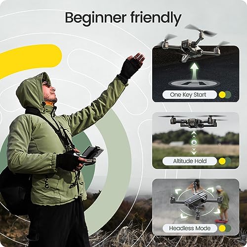- Holy Stone HS440 Foldable FPV Drone | 1080P | WiFi | Camera | Carrying Case -